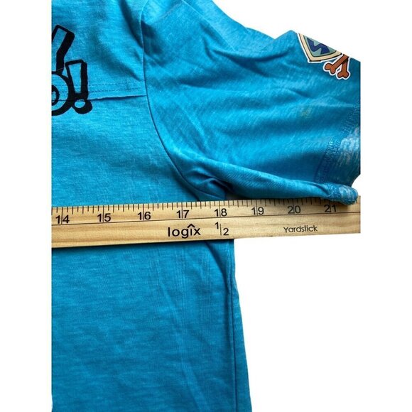 Scooby-Doo Kids' T-Shirt - Blue Graphic Tee With Scooby & Burger Print - Ruh Roh - Picture 5 of 6
